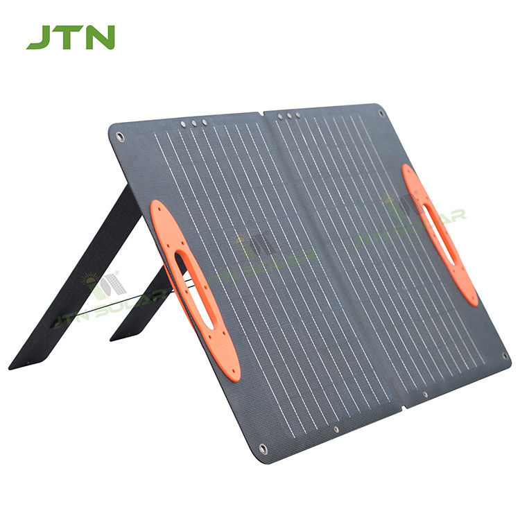 Campeggio all'aperto 2*USB QC3.0 DC Type C Charger Mono Portable Solar Folding Bag 60W Pannello solare pieghevole
