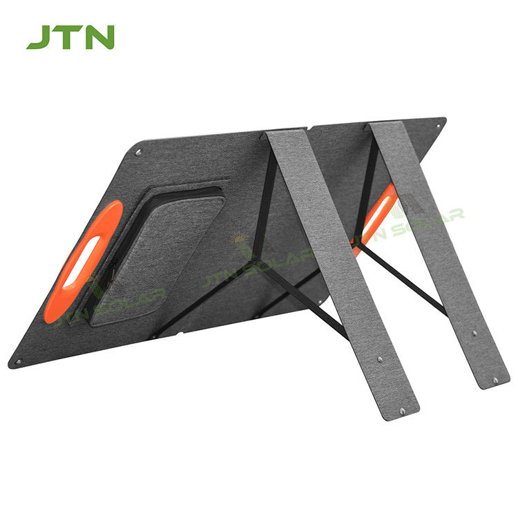 Campeggio all'aperto 2*USB QC3.0 DC Type C Charger Mono Portable Solar Folding Bag 60W Pannello solare pieghevole