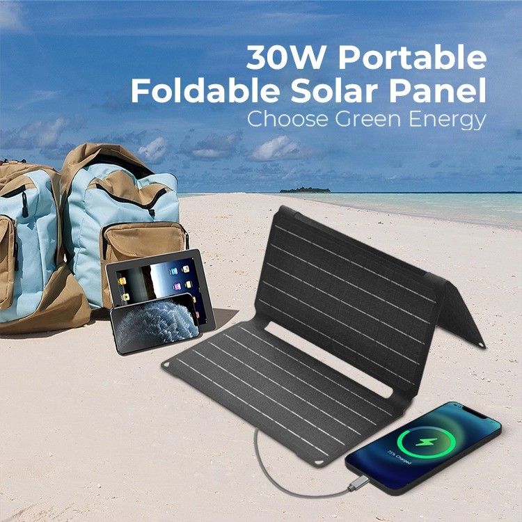 190*356*30mm pannello solare al silicio monocristallino per alimentazione portatile per campeggio