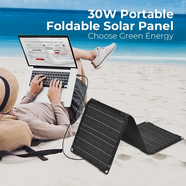 30W 12V pannello solare pieghevole Il tuo strumento essenziale per la ricarica del cellulare portatile