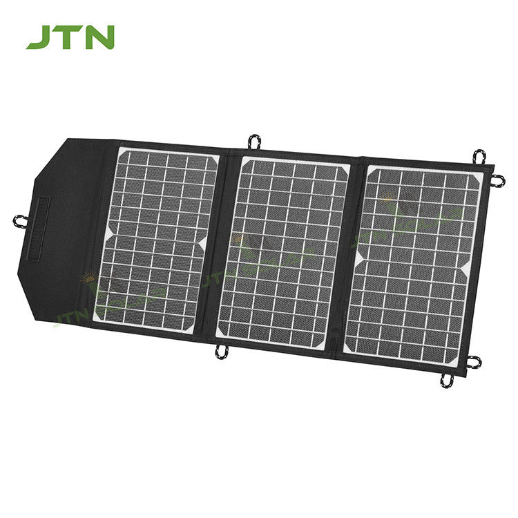 ETFE per campeggio all'aperto 21W caricabatterie solare pieghevole pannelli solari portatili con porta USB
