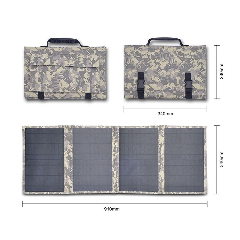 70w 80w caricabatterie solare pieghevole CE/FCC/ROHS/PSE Certificato per attività all'aperto