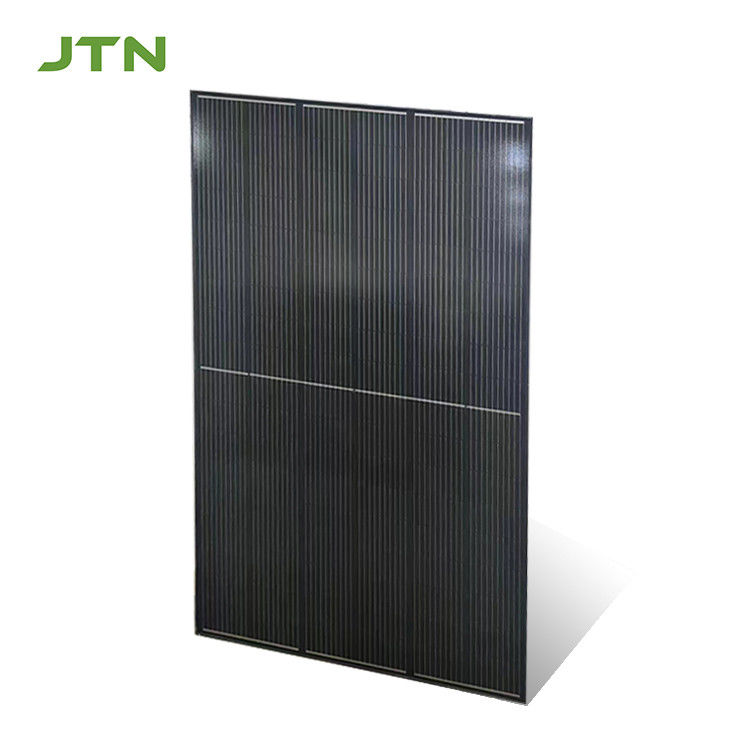 220V uscita 450W pannello solare mono con tutto il disegno nero e stampa del logo personalizzabile