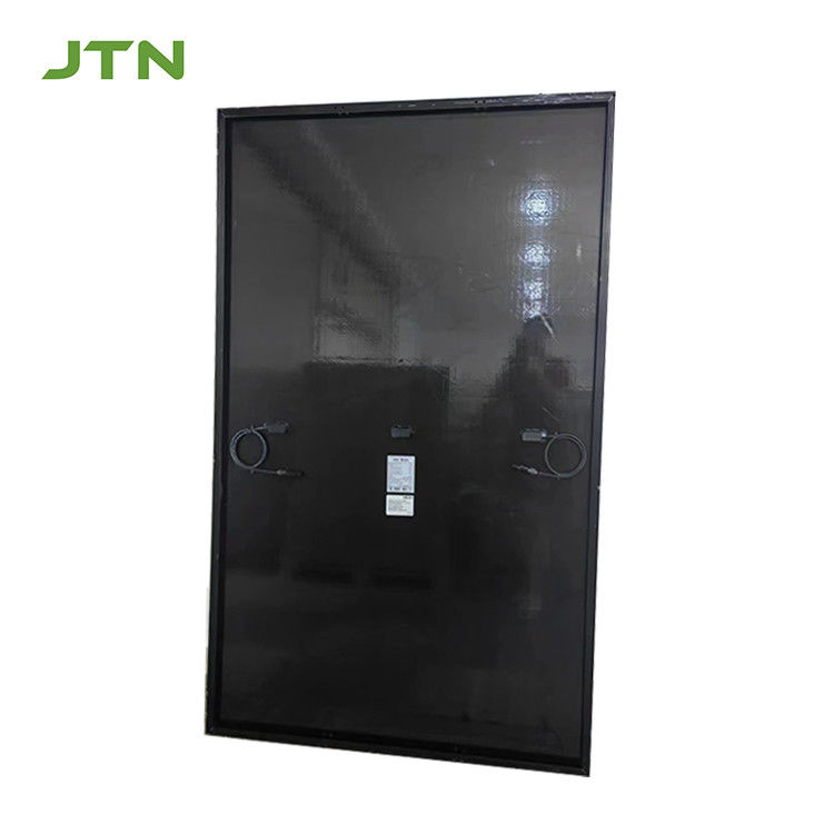 220V uscita 450W pannello solare mono con tutto il disegno nero e stampa del logo personalizzabile