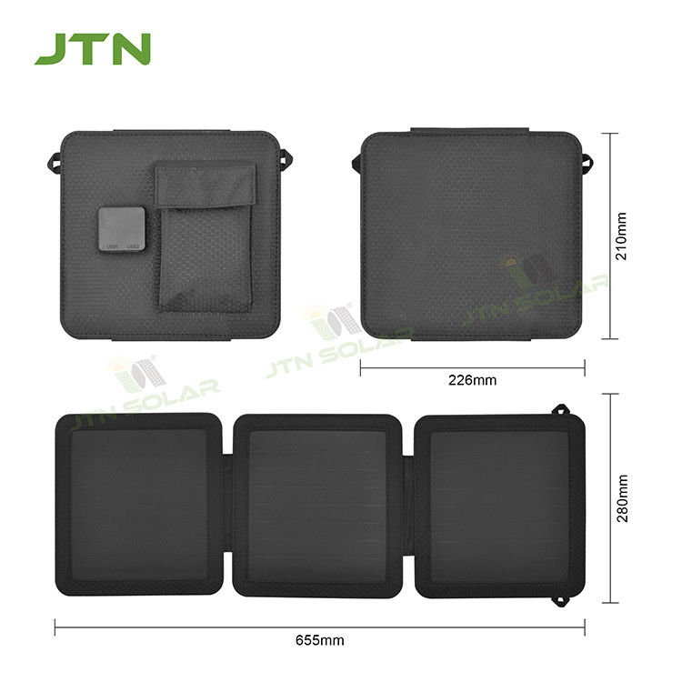 Campeggio 21W Soldi sollari pieghevoli caricabatterie portatili pannello solare con porta USB