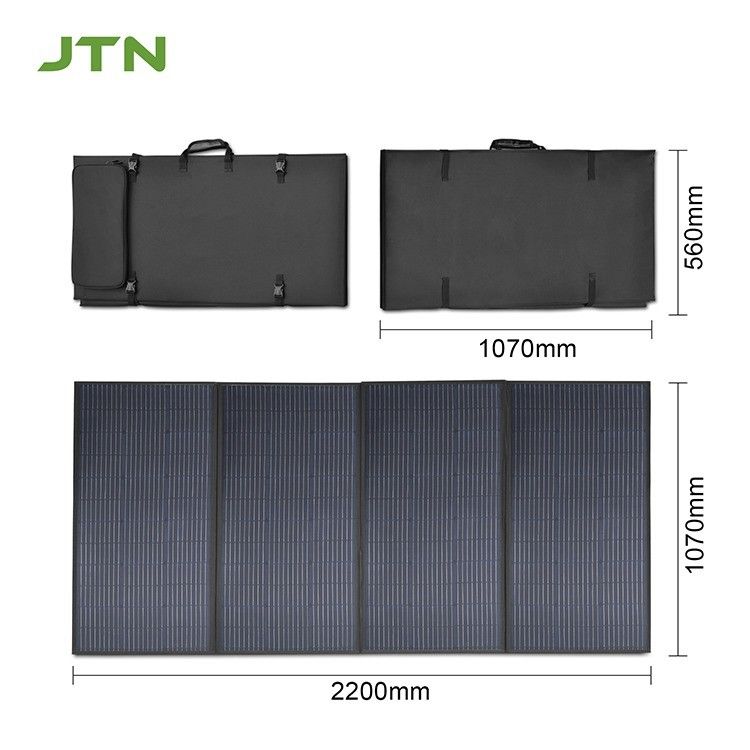 Coperta solare della centrale elettrica RV con pannello pieghevole da 400W e uscite tipo-C/USB