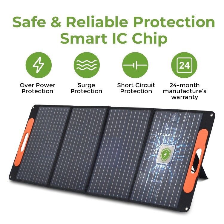 100w 120w 180w 200w 300w 400w pannello fotovoltaico pieghevole per emergenza