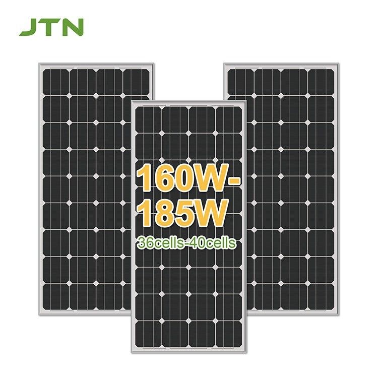 Pannello solare monocristallino da 170w per camper a risparmio energetico e certificato CE/FCC/ROHS/PSE