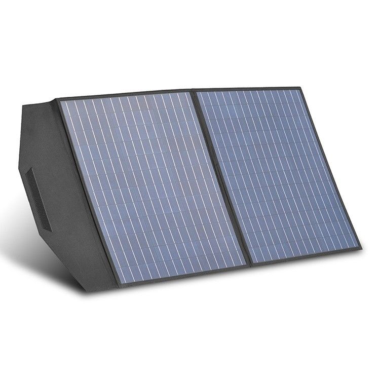 156.75mmx156.75mm Dimensione cellulare PET pannello solare pieghevole monocristallino 100w per telefono cellulare