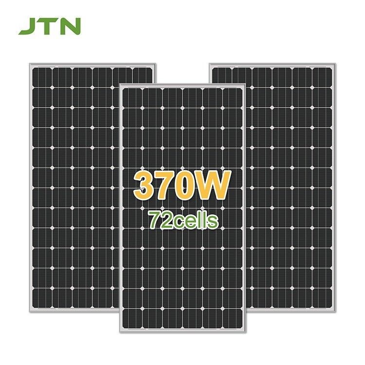 Tecnologia PERC 370w 375w 48v pannello solare monocristallino per la casa 156.75mmx156.75mm