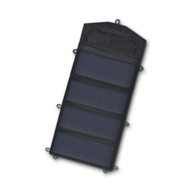 Stampa gratuita del logo pannello solare portatile da 28W per campeggi e applicazioni off-grid