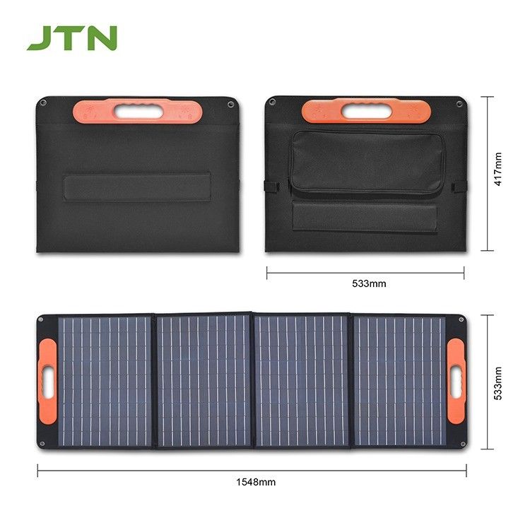 MC4 Socket Folding Portable Solar Panel Solar Charger per campeggio 24v 120w 150w