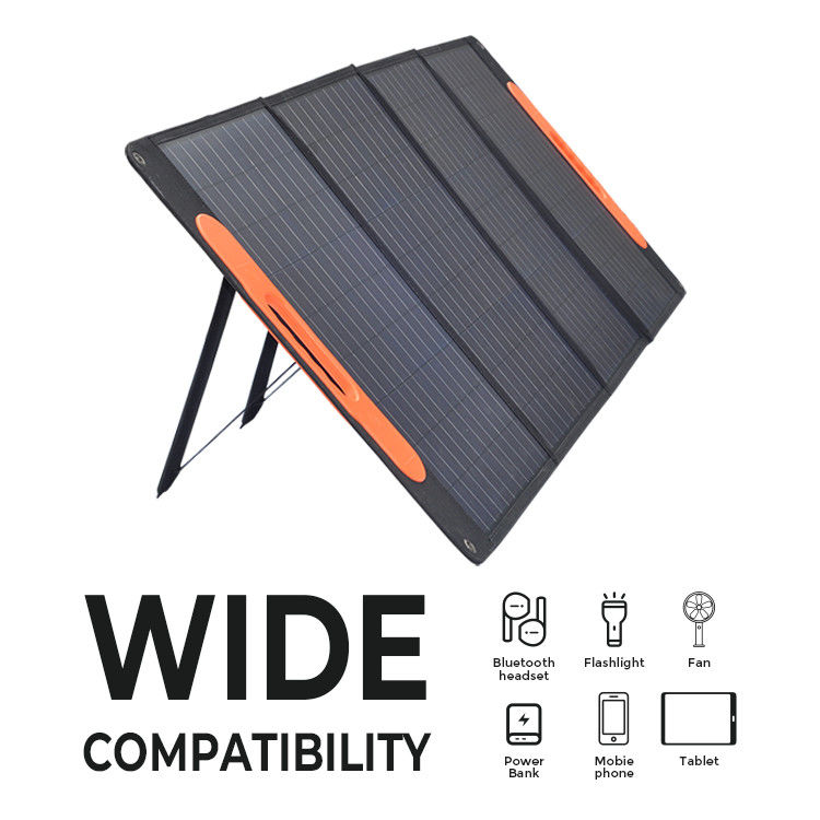 Flessibile, leggero, portatile, pannelli solari, silicio monocristallino per camper all'aperto, 120w
